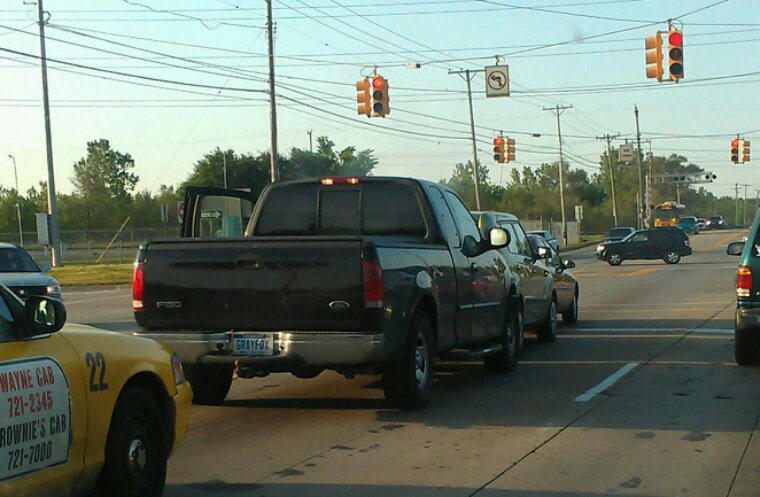 GRAYFOX is smoldering - Vanity License Plate by Busted Ride