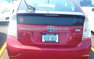 HUNTWBO - Vanity License Plate by Busted Ride