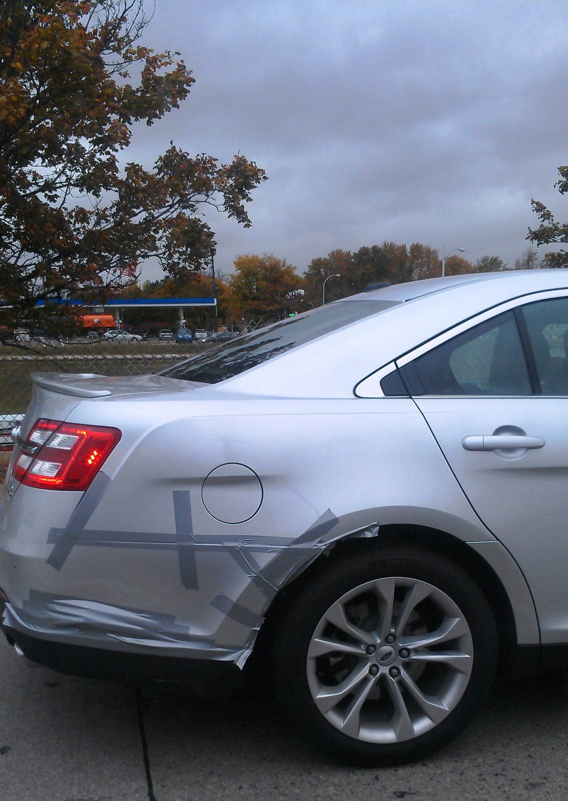 Duct Tape Repaired Taurus - Busted by Busted Ride