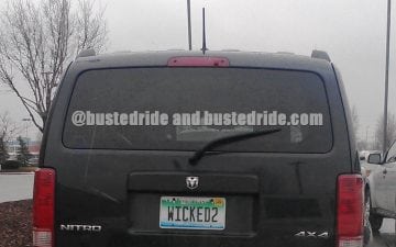 Wicked2 - Vanity License Plate by Busted Ride