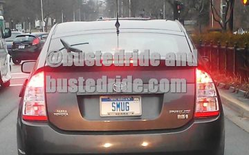 SMUG - Vanity License Plate by Busted Ride