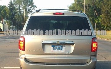 THEMANG - Vanity License Plate by Busted Ride