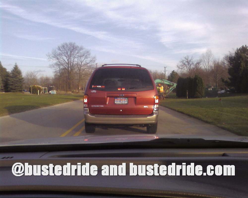 Athe1st - Vanity License Plate by Busted Ride