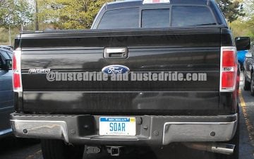 SOAR - Vanity License Plate by Busted Ride