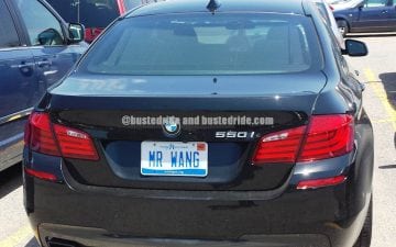 MR WANG - Vanity License Plate by Busted Ride