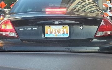 DARKSKN - Vanity License Plate by Busted Ride