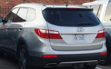 DR. CHAS - Vanity License Plate by Busted Ride