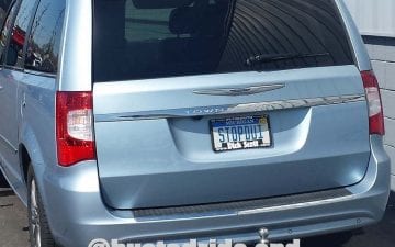 STOP DUI - Vanity License Plate by Busted Ride