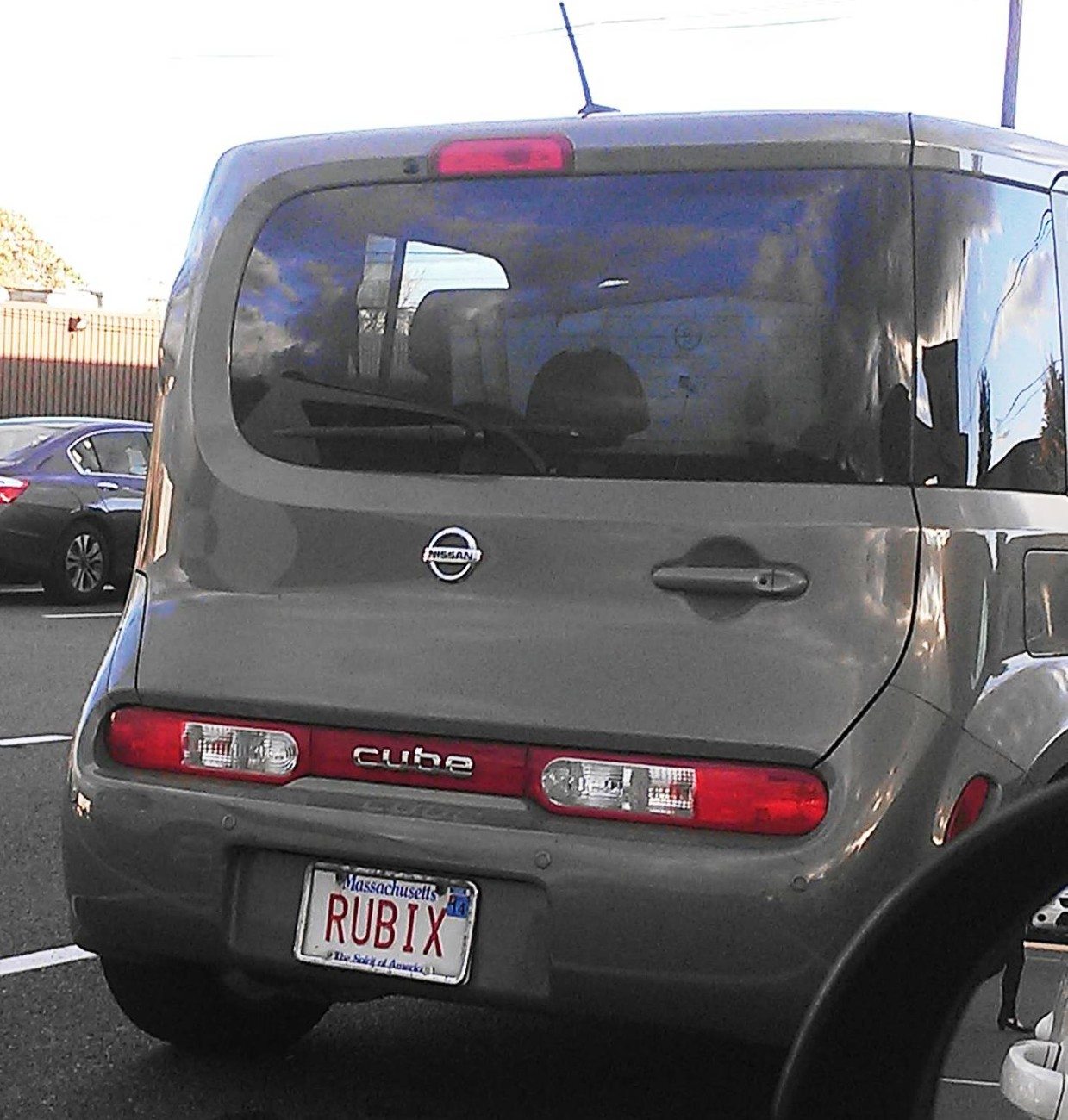 Rubix (Nissan) Cube - Vanity License Plate by Busted Ride
