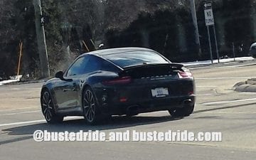 Porsche 991 - Vanity License Plate by Busted Ride