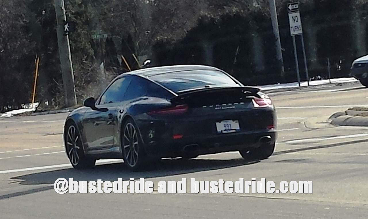 Porsche 991 - Vanity License Plate by Busted Ride