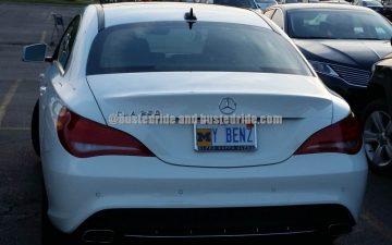 MY BENZ - Vanity License Plate by Busted Ride