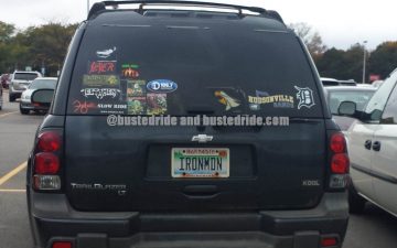 IronMdn - Vanity License Plate by Busted Ride