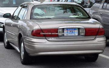 BJSN1 - Vanity License Plate by Busted Ride