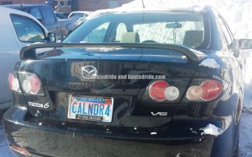 Calndr4 - Vanity License Plate by Busted Ride