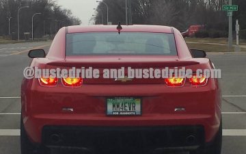 MM4EVR - Vanity License Plate by Busted Ride