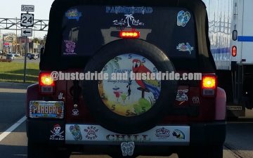 PAR8GRL - Vanity License Plate by Busted Ride