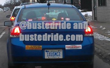 1X USMC2 - Vanity License Plate by Busted Ride