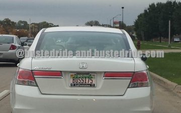 Boss I-75 - Vanity License Plate by Busted Ride