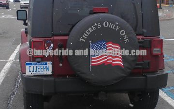 CJJEEPN - Vanity License Plate by Busted Ride
