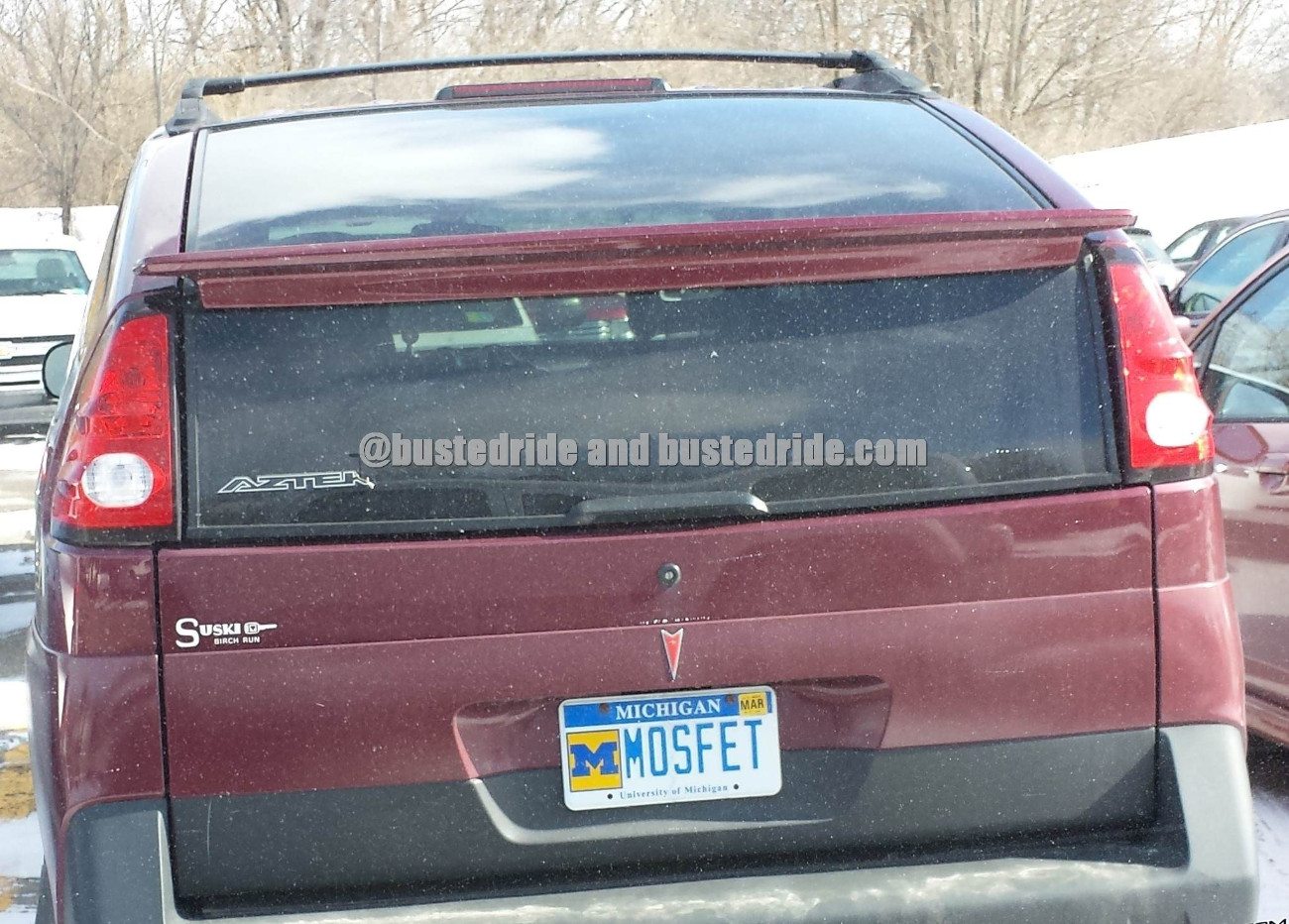 MOSFET - Vanity License Plate by Busted Ride