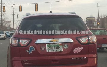 2dragns - Vanity License Plate by Busted Ride