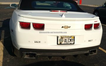 ALCMY - Vanity License Plate by Busted Ride