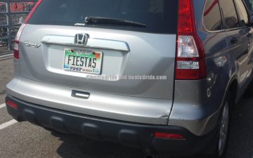 Fiestas - Vanity License Plate by Busted Ride