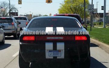 J DADDY - Vanity License Plate by Busted Ride