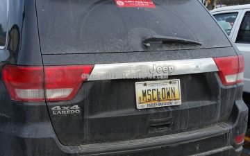 MSCLOWN - Vanity License Plate by Busted Ride