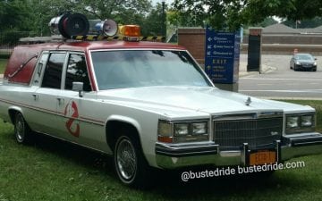 ECTO 1 Star Car from Ghost Busters - Vanity License Plate by Busted Ride
