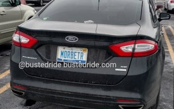 MoreBetR - Vanity License Plate by Busted Ride