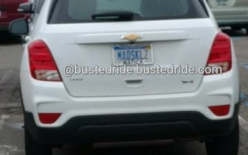 Madsklz - Vanity License Plate by Busted Ride