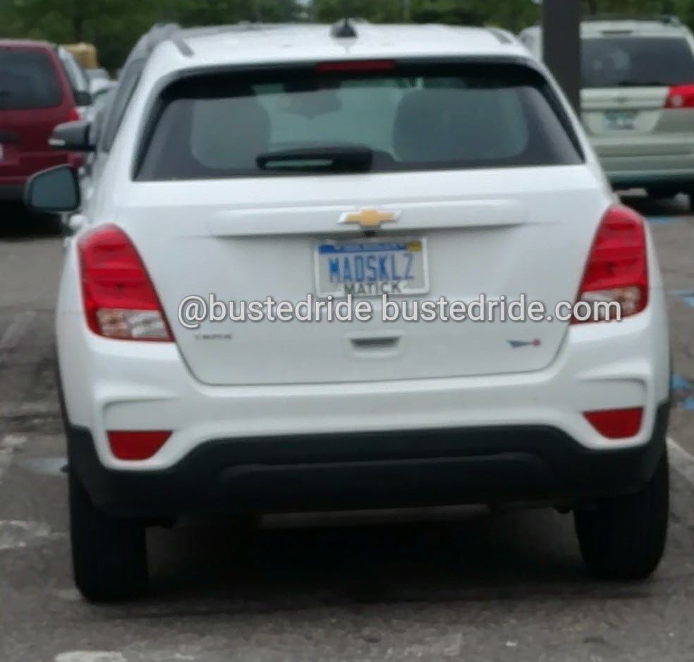 Madsklz - Vanity License Plate by Busted Ride