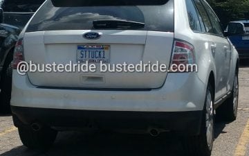 SSTUCK1 - Vanity License Plate by Busted Ride