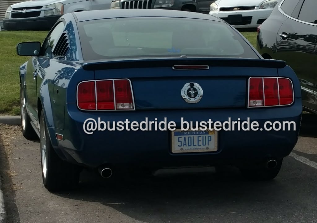 5ADLEUP - Vanity License Plate by Busted Ride