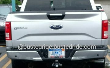 JAMMER - Vanity License Plate by Busted Ride
