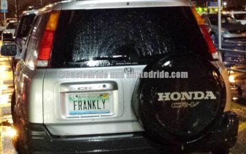 FRANKLY - Vanity License Plate by Busted Ride