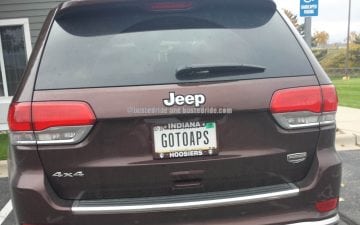 GOTOAPS - Vanity License Plate by Busted Ride