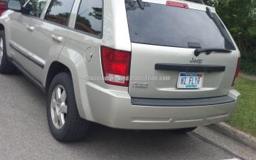 HI FLYR - Vanity License Plate by Busted Ride