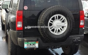 HUM4ME - Vanity License Plate by Busted Ride