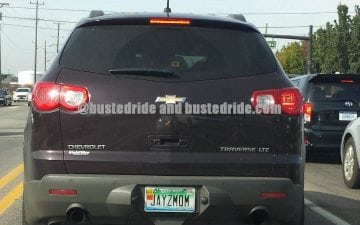 JAYZMom - Vanity License Plate by Busted Ride