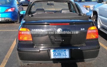Special Edition National Schnitzel Day - Vanity License Plate by Busted Ride