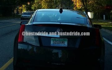 SOSUHME - Vanity License Plate by Busted Ride