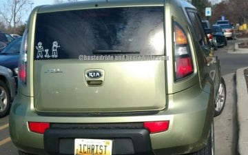 1CHRIST - Vanity License Plate by Busted Ride