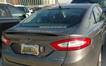 Burdell - Vanity License Plate by Busted Ride