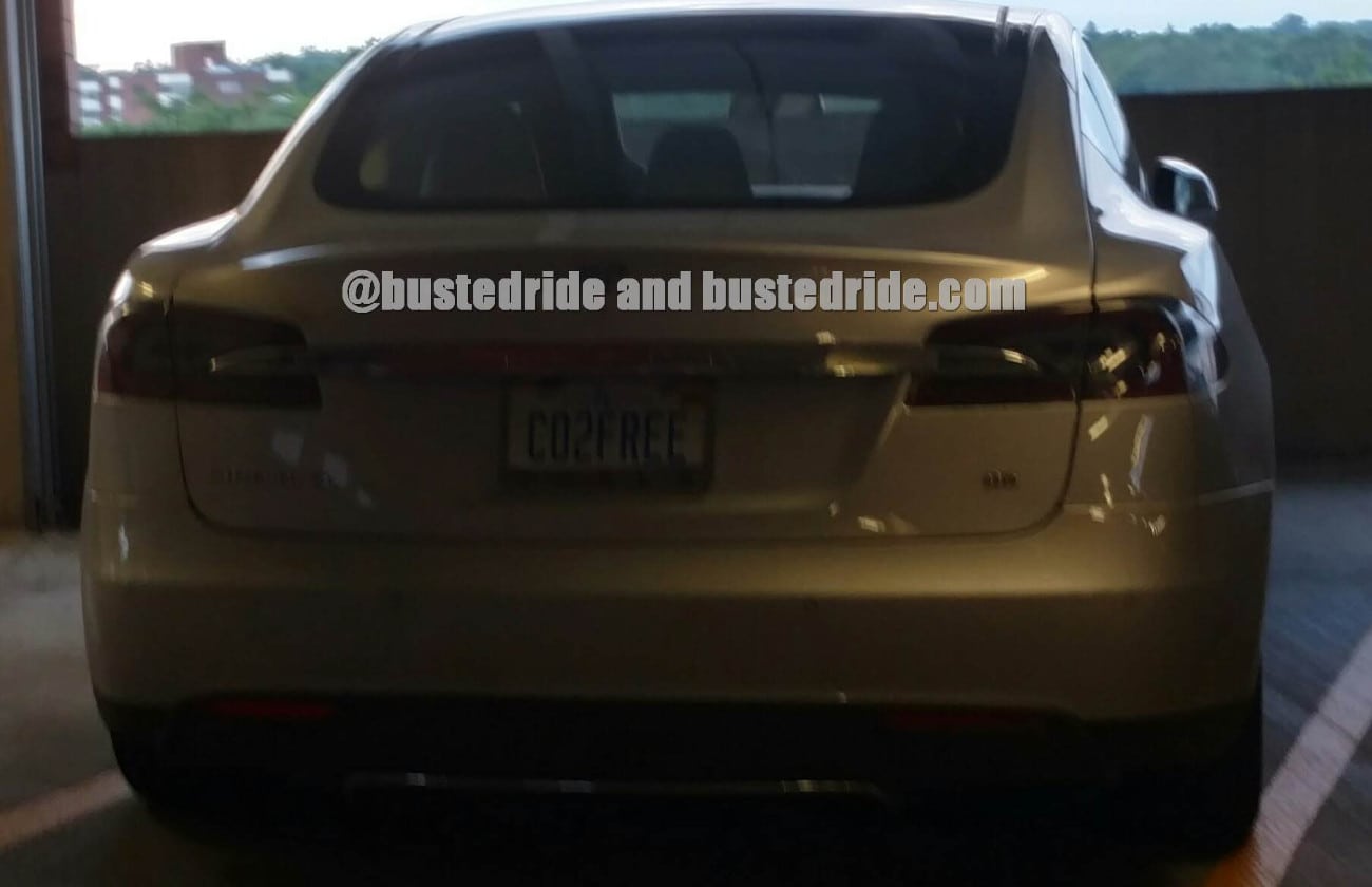 C02FREE - Vanity License Plate by Busted Ride
