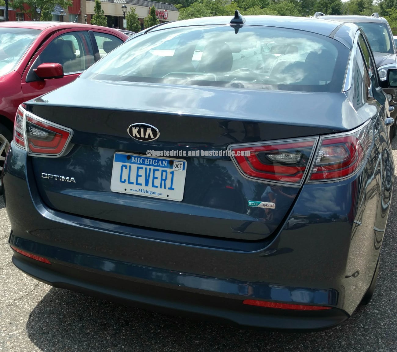 CLEVER1 - Vanity License Plate by Busted Ride
