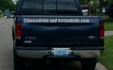GAME8OY - Vanity License Plate by Busted Ride