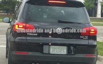 APX2APX - Vanity License Plate by Busted Ride